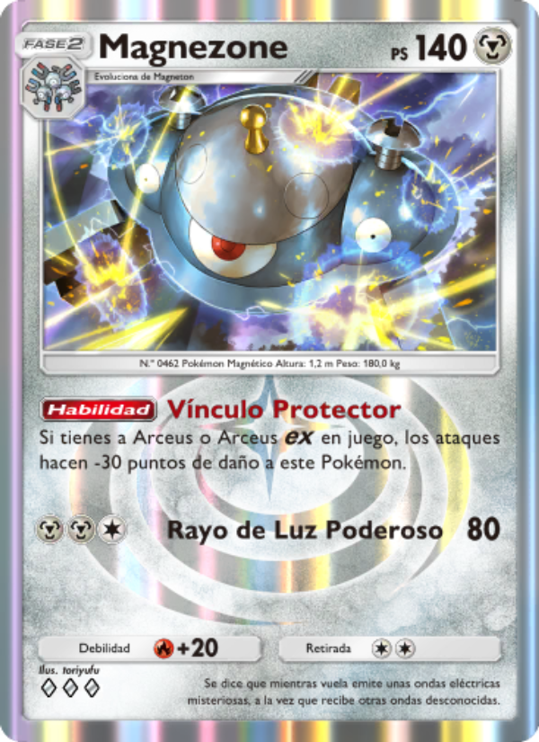Magnezone 055 — Triumphant Light (Spanish Pokémon TCG card)