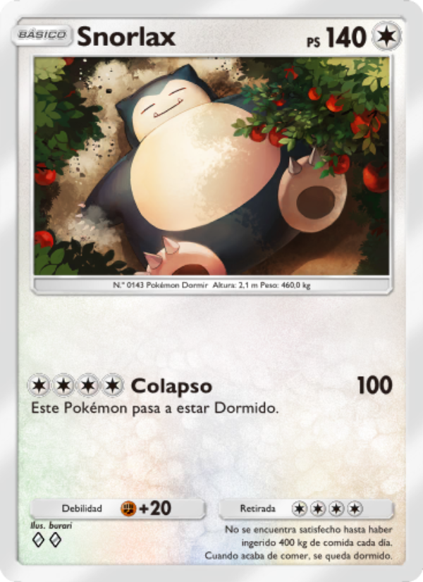 Snorlax 063 — Triumphant Light (Spanish Pokémon TCG card)