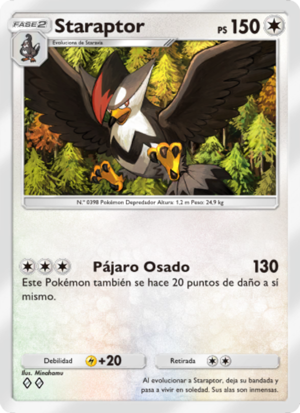 Staraptor 068 — Triumphant Light (Spanish Pokémon TCG card)