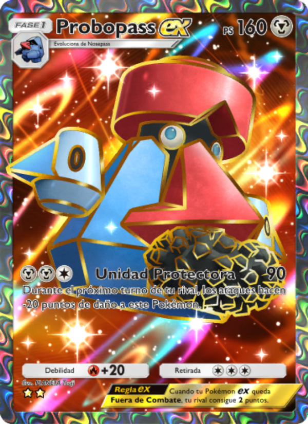 Probopass ex 085 — Triumphant Light (Spanish Pokémon TCG card)