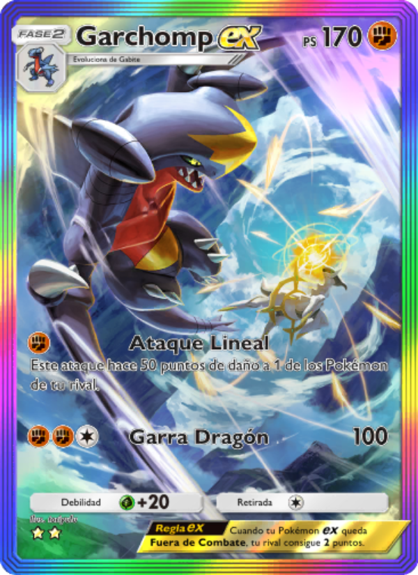 Garchomp ex 093 — Triumphant Light (Spanish Pokémon TCG card)