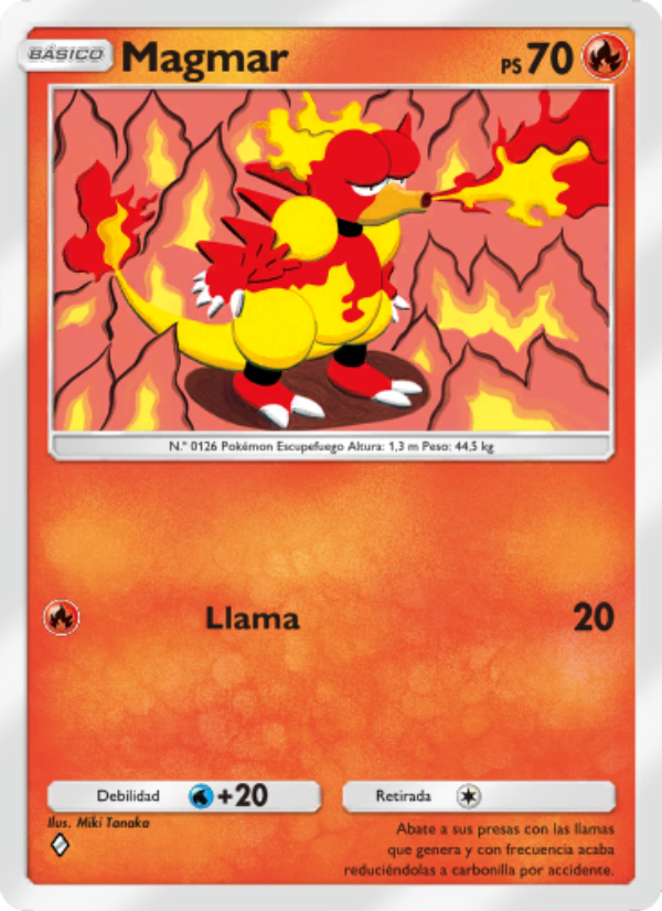 Magmar 011 — Shining Revelry (Spanish Pokémon TCG card)