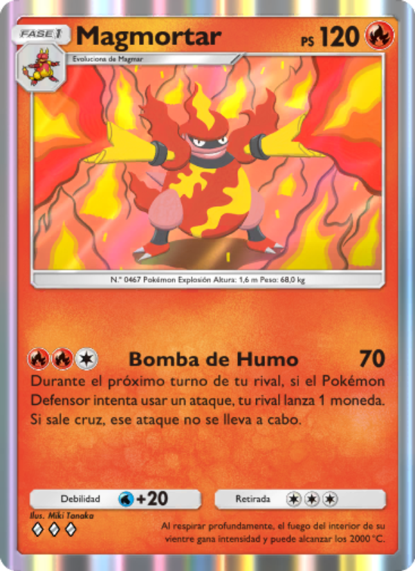 Magmortar 012 — Shining Revelry (Spanish Pokémon TCG card)