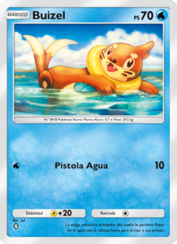 Buizel 016 — Shining Revelry (Spanish Pokémon TCG card)