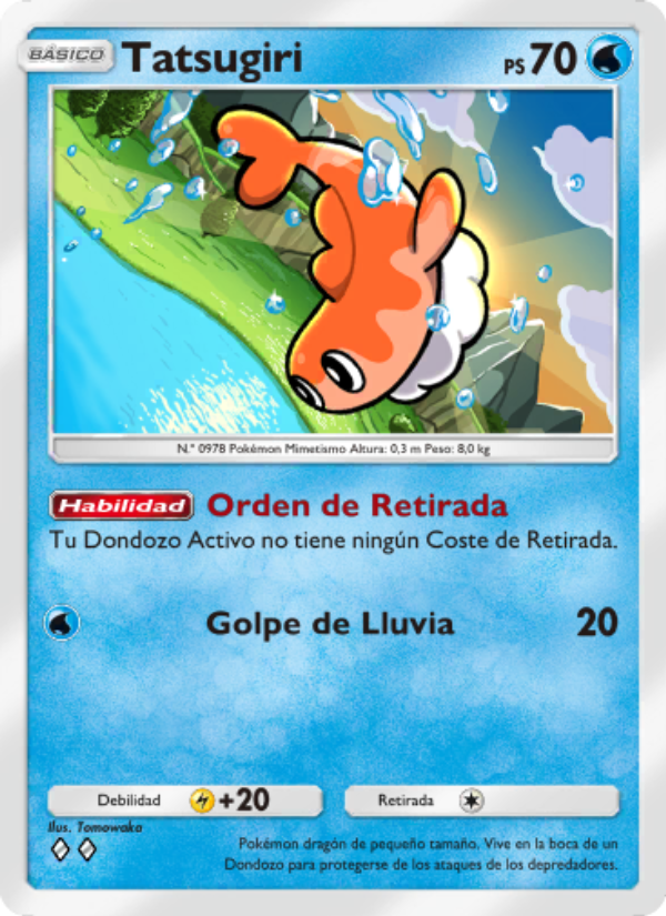 Tatsugiri 021 — Shining Revelry (Spanish Pokémon TCG card)