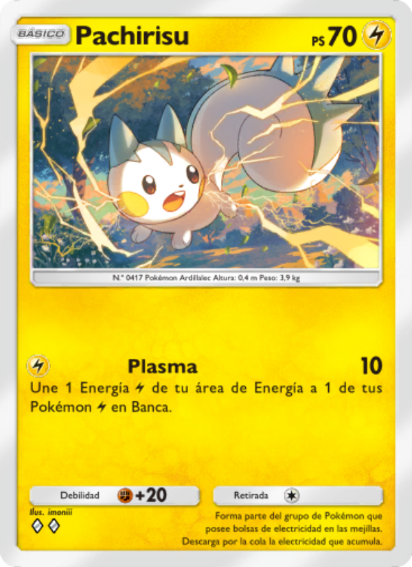 Pachirisu 025 — Shining Revelry (Spanish Pokémon TCG card)