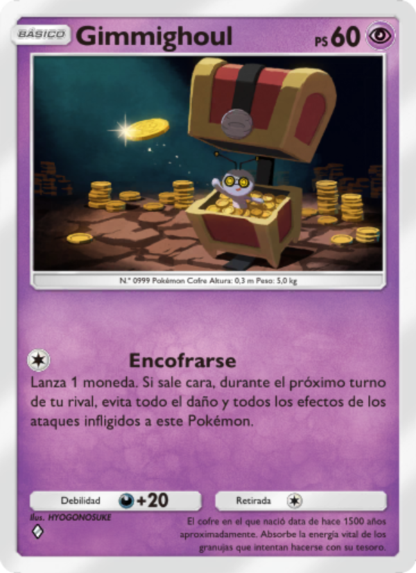 Gimmighoul 036 — Shining Revelry (Spanish Pokémon TCG card)