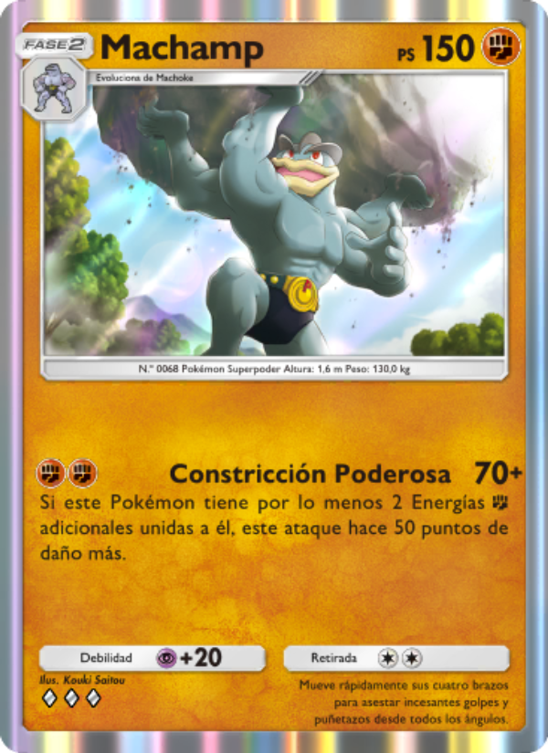 Machamp 039 — Shining Revelry (Spanish Pokémon TCG card)