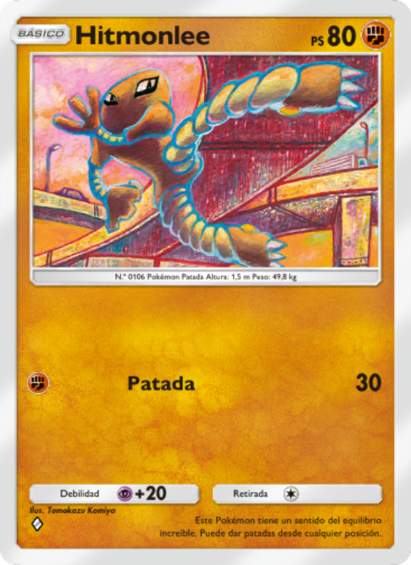Hitmonlee 040 — Shining Revelry (Spanish Pokémon TCG card)