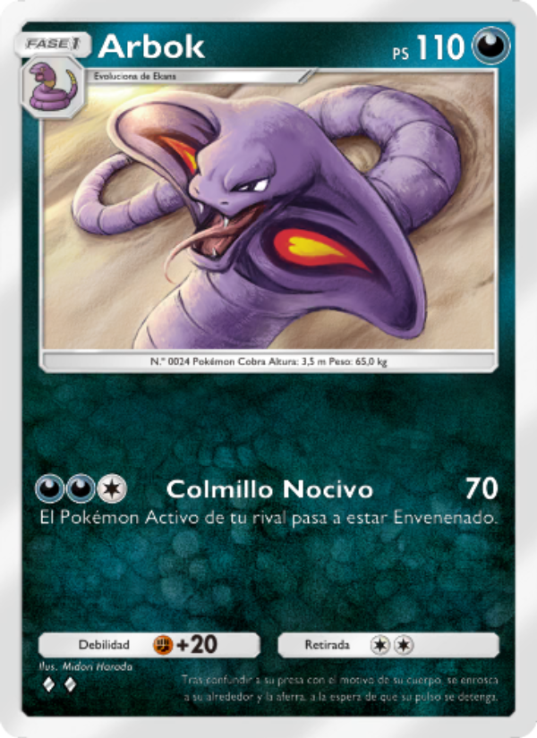 Arbok 046 — Shining Revelry (Spanish Pokémon TCG card)
