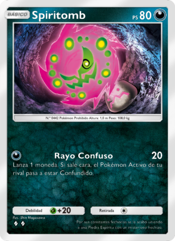 Spiritomb 049 — Shining Revelry (Spanish Pokémon TCG card)