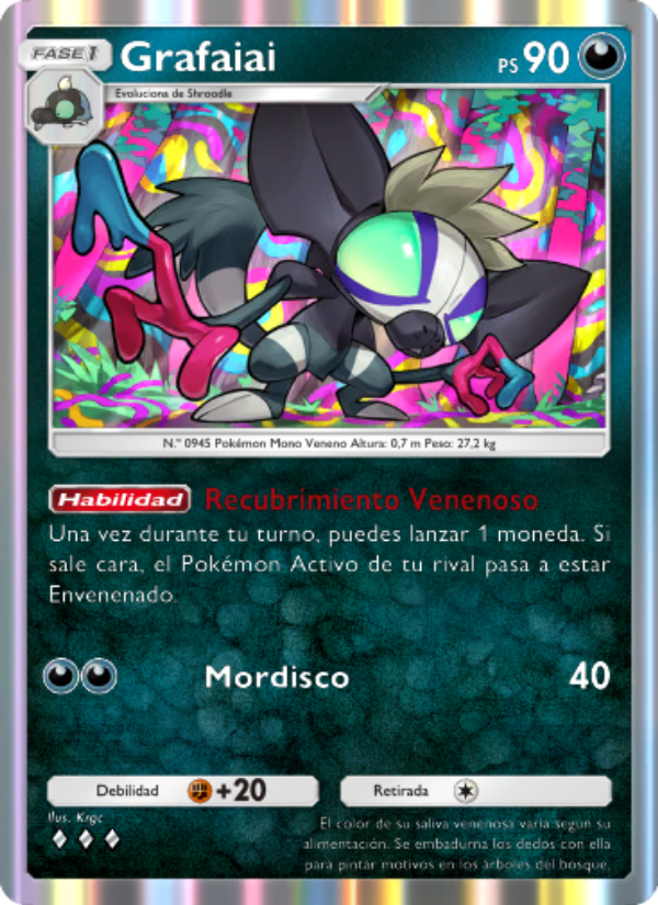 Grafaiai 051 — Shining Revelry (Spanish Pokémon TCG card)