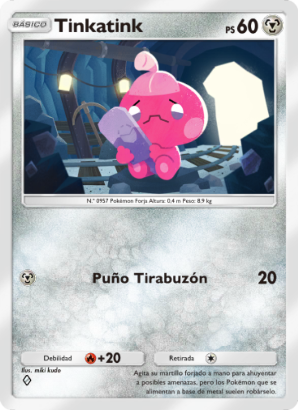 Tinkatink 052 — Shining Revelry (Spanish Pokémon TCG card)