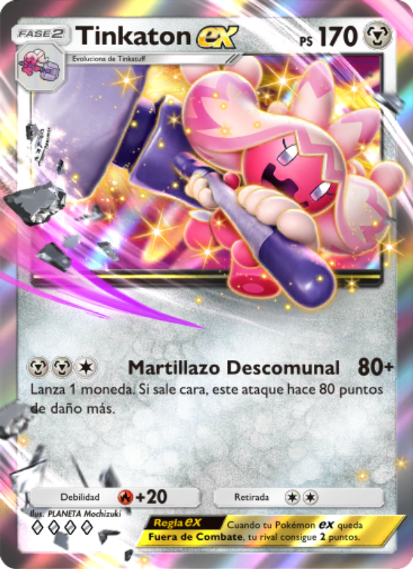 Tinkaton ex 054 — Shining Revelry (Spanish Pokémon TCG card)