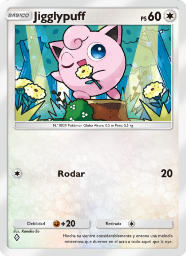 Jigglypuff 060 — Shining Revelry (Spanish Pokémon TCG card)