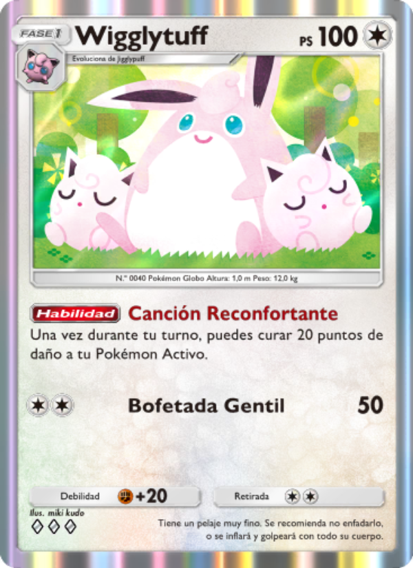 Wigglytuff 061 — Shining Revelry (Spanish Pokémon TCG card)