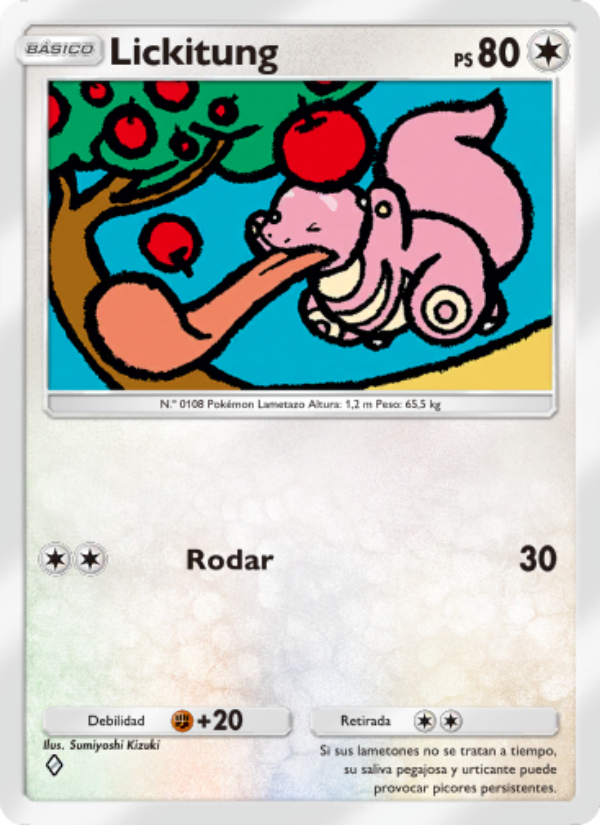 Lickitung 062 — Shining Revelry (Spanish Pokémon TCG card)