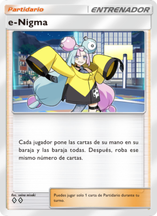 e-Nigma 069 — Shining Revelry (Spanish Pokémon TCG card)