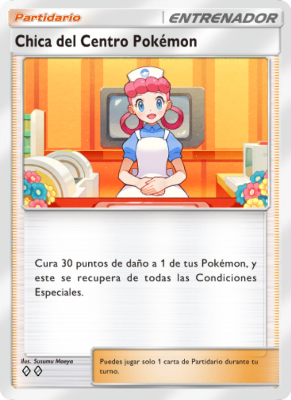 Chica del Centro Pokémon 070 — Shining Revelry (Spanish Pokémon TCG card)