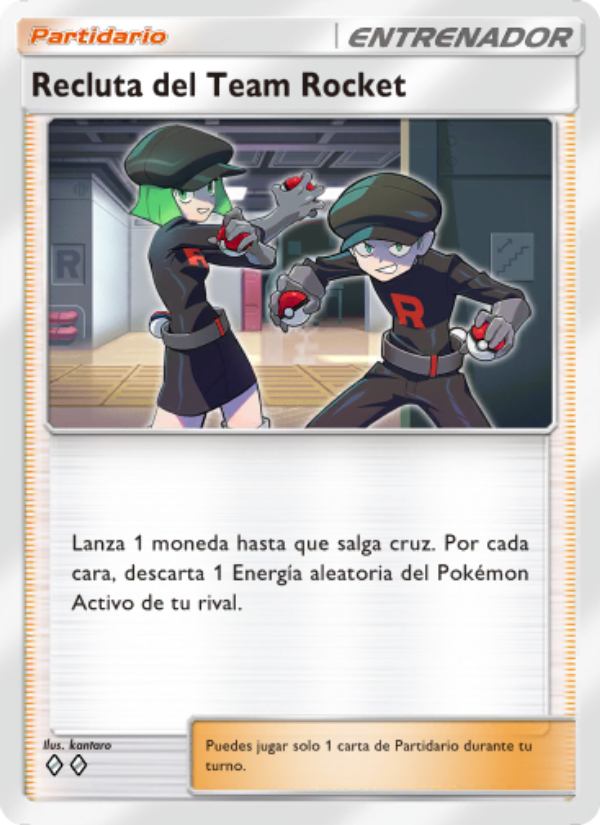 Recluta del Team Rocket 072 — Shining Revelry (Spanish Pokémon TCG card)