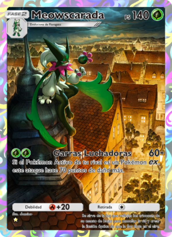 Meowscarada 073 — Shining Revelry (Spanish Pokémon TCG card)