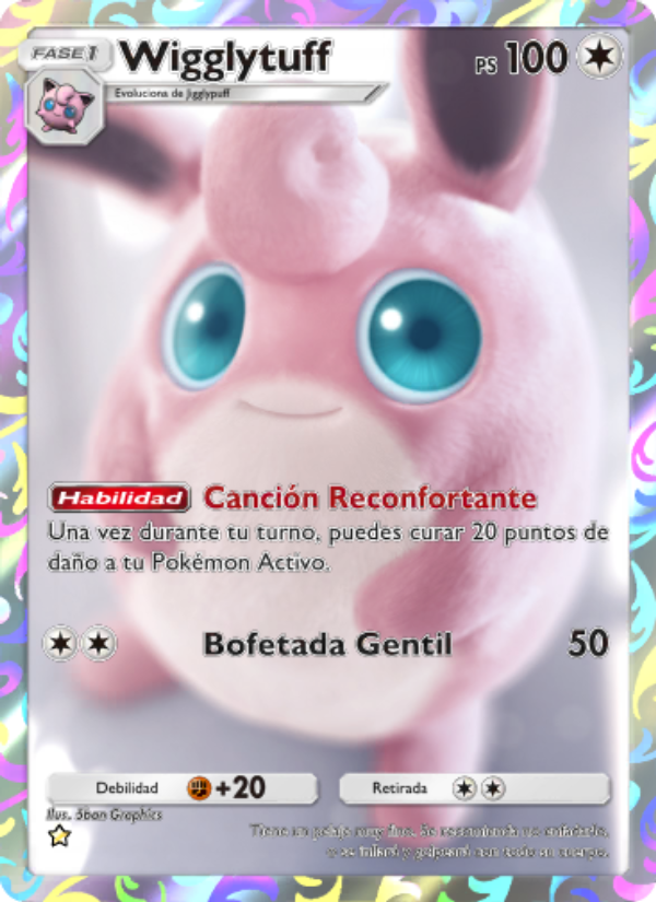 Wigglytuff 078 — Shining Revelry (Spanish Pokémon TCG card)