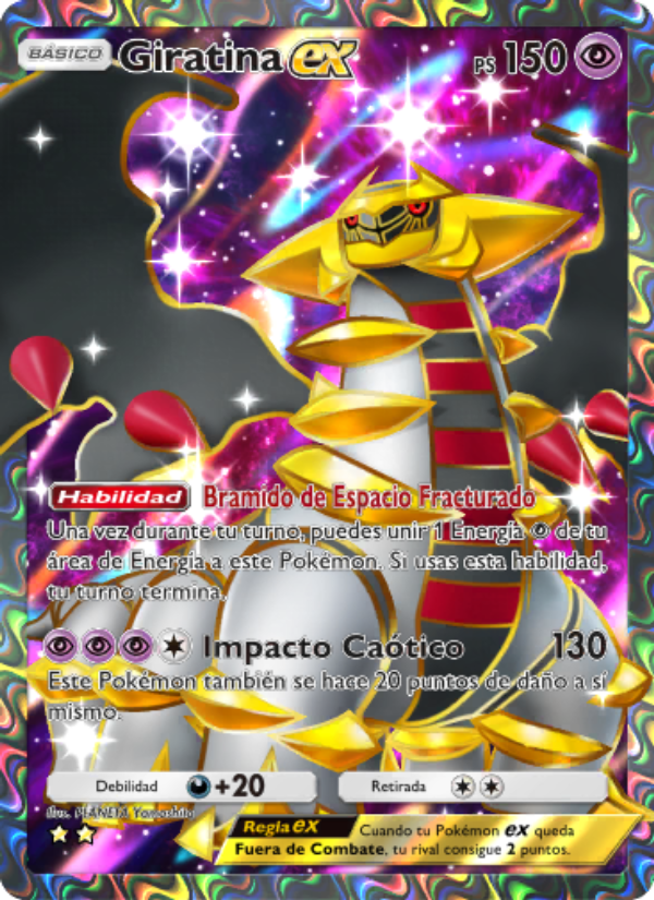 Giratina ex 083 — Shining Revelry (Spanish Pokémon TCG card)