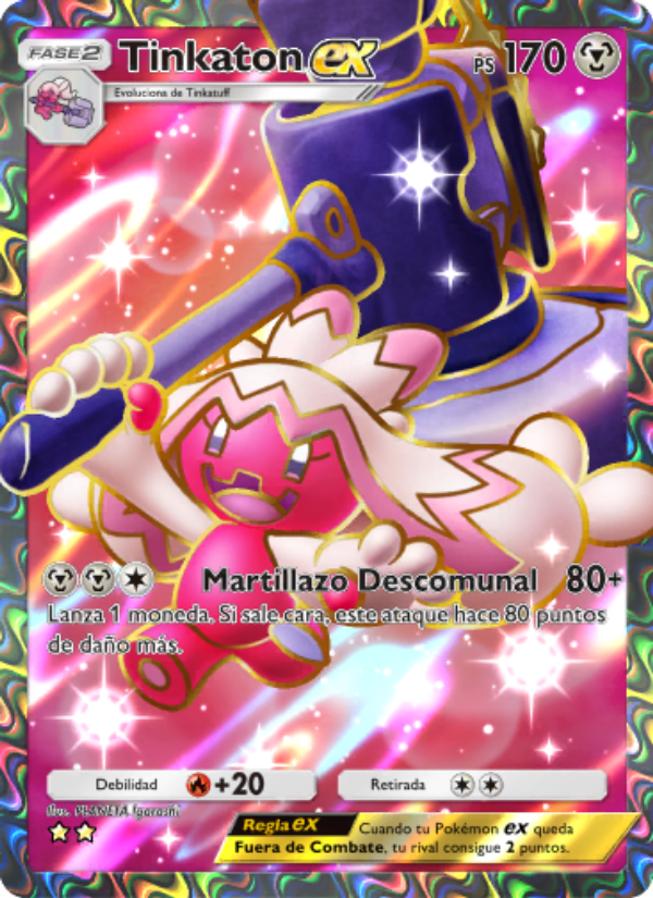 Tinkaton ex 086 — Shining Revelry (Spanish Pokémon TCG card)