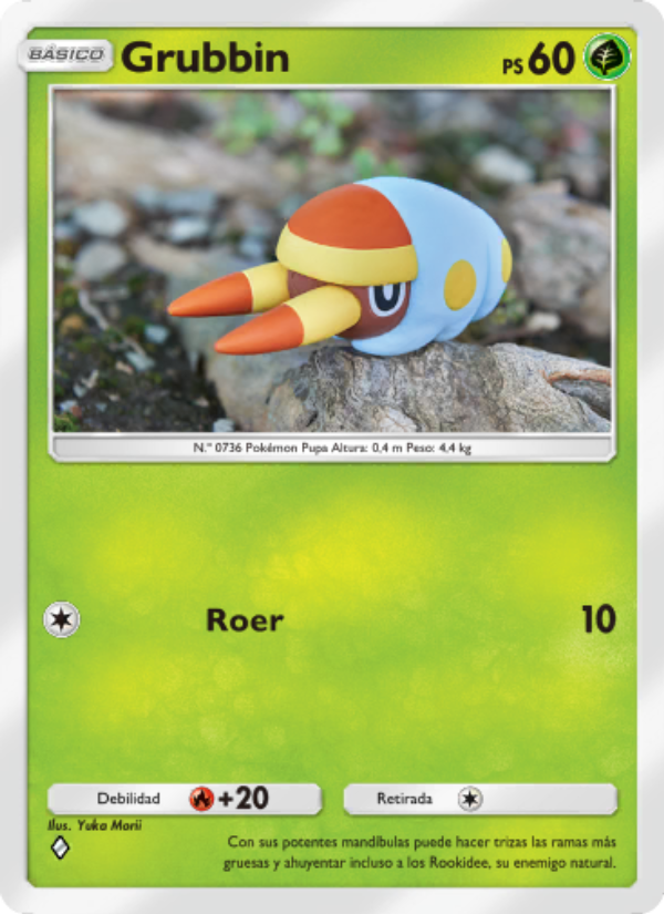 Grubbin 013 — Celestial Guardians (Spanish Pokémon TCG card)