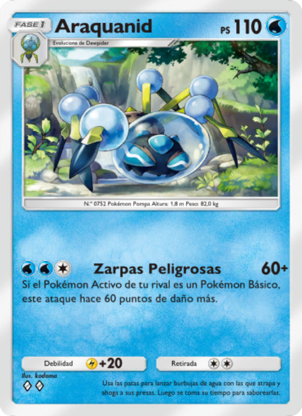 Araquanid 053 — Celestial Guardians (Spanish Pokémon TCG card)