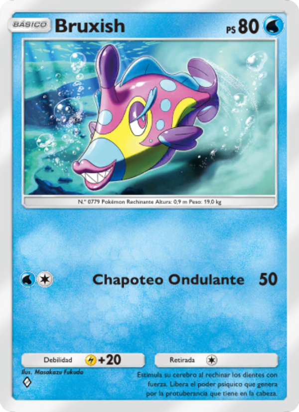 Bruxish 055 — Celestial Guardians (Spanish Pokémon TCG card)