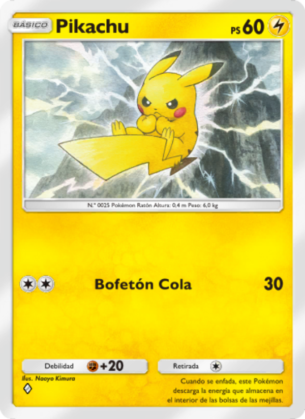 Pikachu 057 — Celestial Guardians (Spanish Pokémon TCG card)