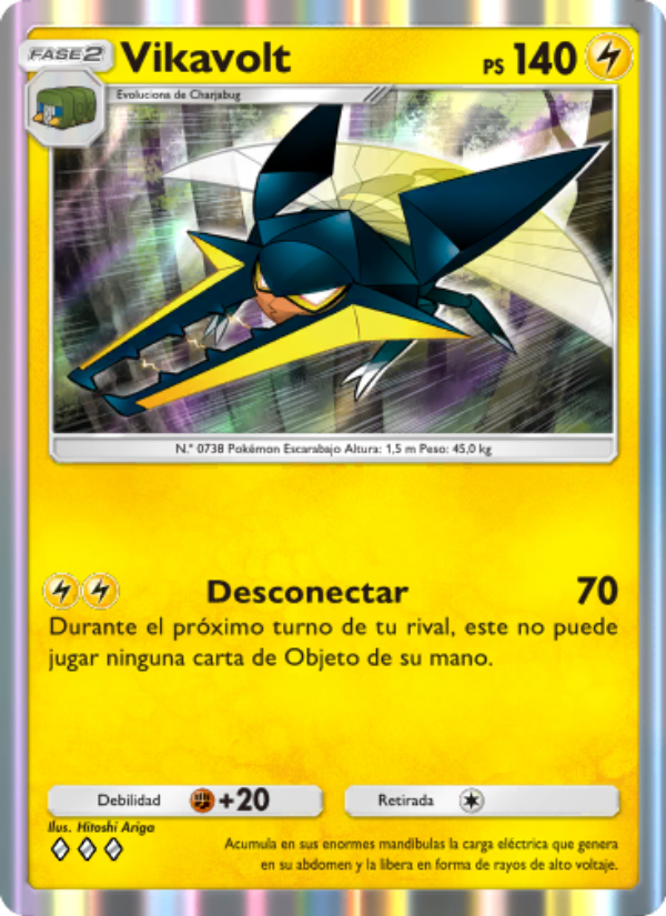 Vikavolt 065 — Celestial Guardians (Spanish Pokémon TCG card)