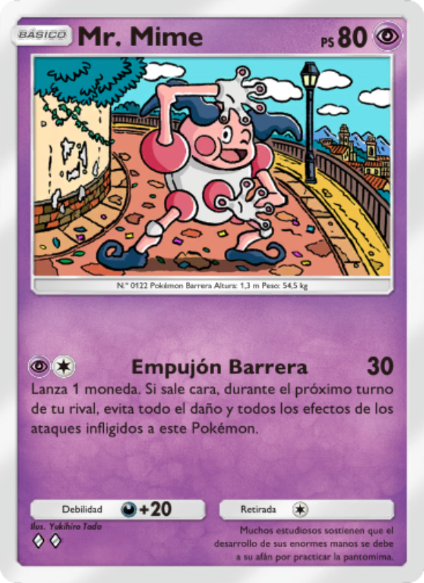 Mr. Mime 069 — Celestial Guardians (Spanish Pokémon TCG card)