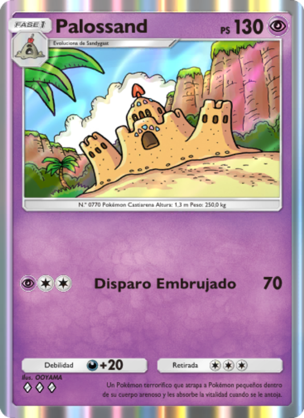 Palossand 082 — Celestial Guardians (Spanish Pokémon TCG card)
