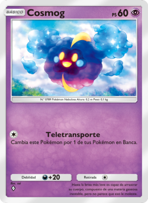 Cosmog 085 — Celestial Guardians (Spanish Pokémon TCG card)