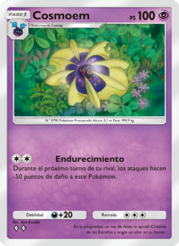 Cosmoem 086 — Celestial Guardians (Spanish Pokémon TCG card)