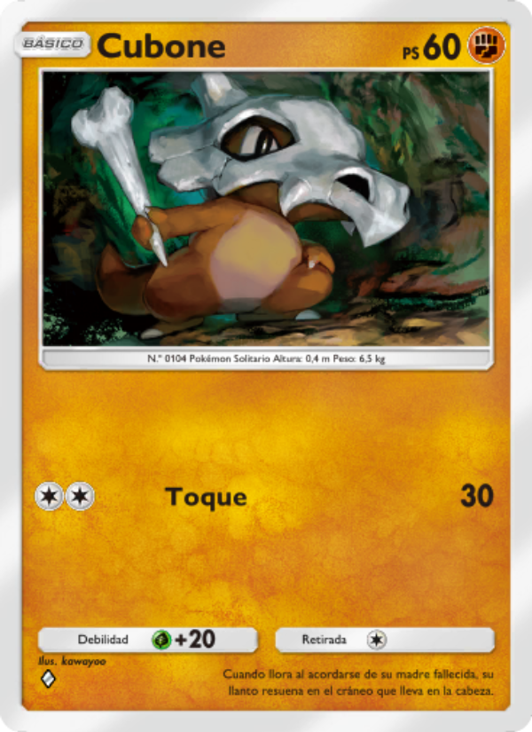 Cubone 089 — Celestial Guardians (Spanish Pokémon TCG card)