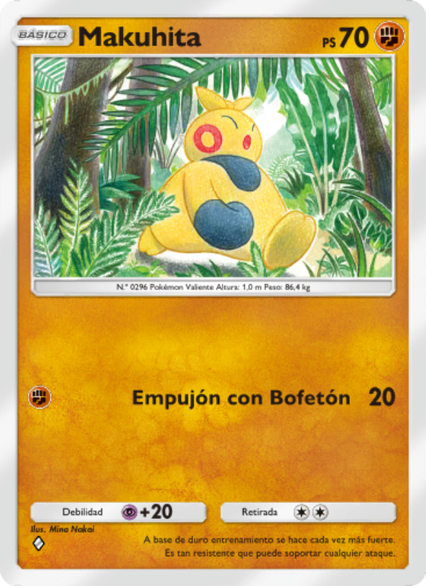 Makuhita 090 — Celestial Guardians (Spanish Pokémon TCG card)