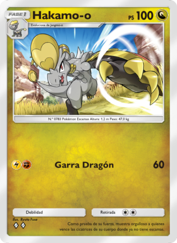 Hakamo-o 126 — Celestial Guardians (Spanish Pokémon TCG card)