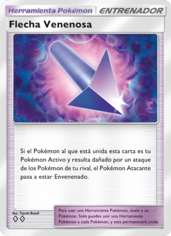 Flecha Venenosa 146 — Celestial Guardians (Spanish Pokémon TCG card)