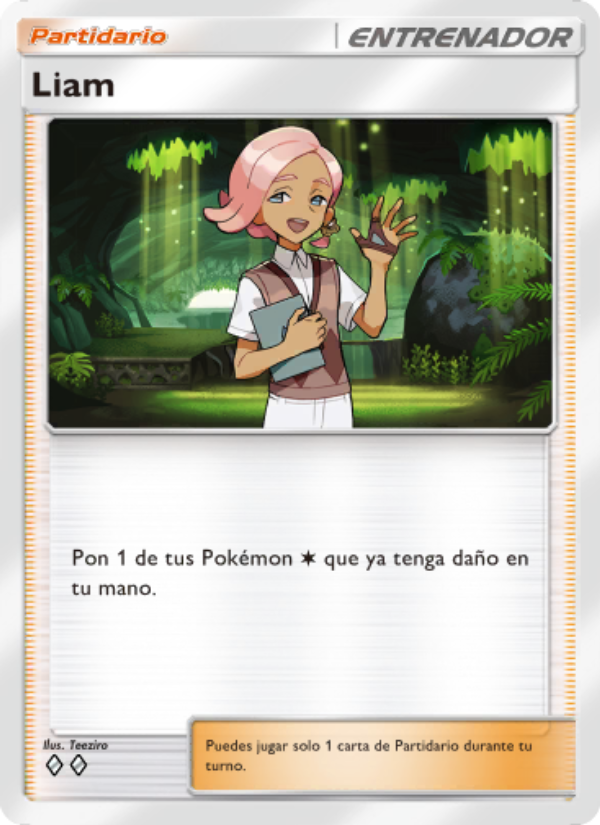 Liam 149 — Celestial Guardians (Spanish Pokémon TCG card)