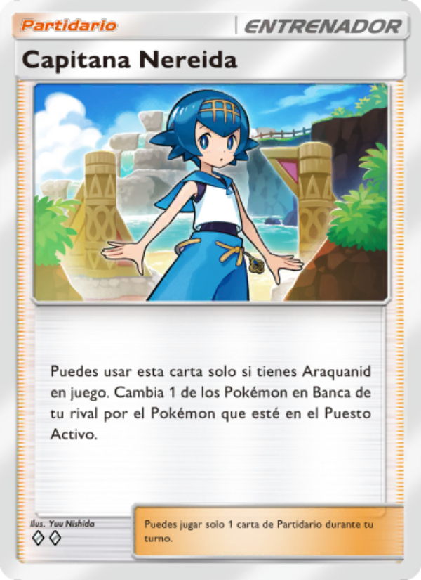 Capitana Nereida 152 — Celestial Guardians (Spanish Pokémon TCG card)