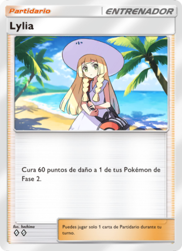 Lylia 155 — Celestial Guardians (Spanish Pokémon TCG card)