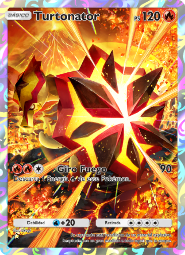 Turtonator 161 — Celestial Guardians (Spanish Pokémon TCG card)