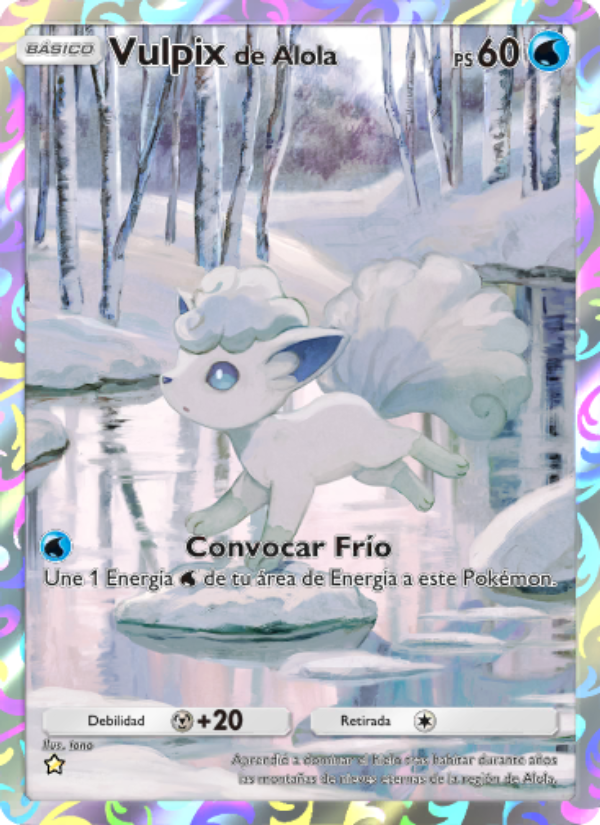 Vulpixde Alola 162 — Celestial Guardians (Spanish Pokémon TCG card)