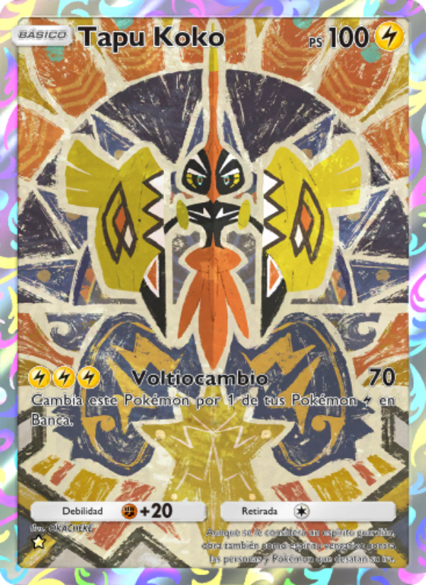 Tapu Koko 166 — Celestial Guardians (Spanish Pokémon TCG card)