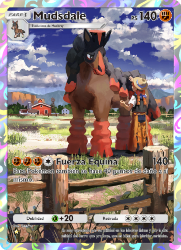 Mudsdale 173 — Celestial Guardians (Spanish Pokémon TCG card)