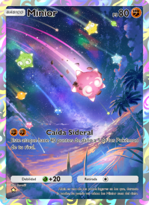 Minior 174 — Celestial Guardians (Spanish Pokémon TCG card)