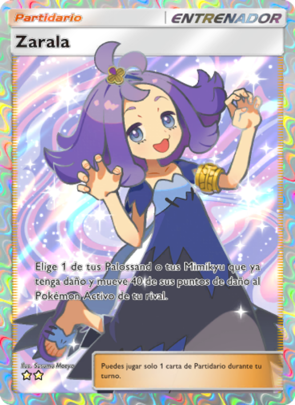 Zarala 190 — Celestial Guardians (Spanish Pokémon TCG card)